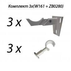 Комплект крепежа 3х(W161 + ZB0280)
