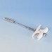 Держатель ZB0257 AF, L=130 мм, цвет белый